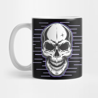 Glitch Skull Mug